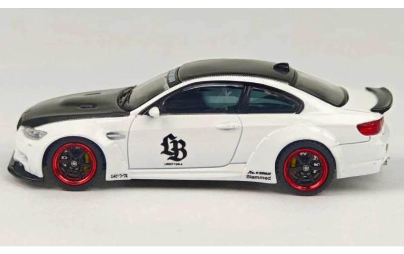 1:64 BMW LB M3 E92  White carbon cover Fine model  Limited Edition 699PCS ONLY DIECAST Model