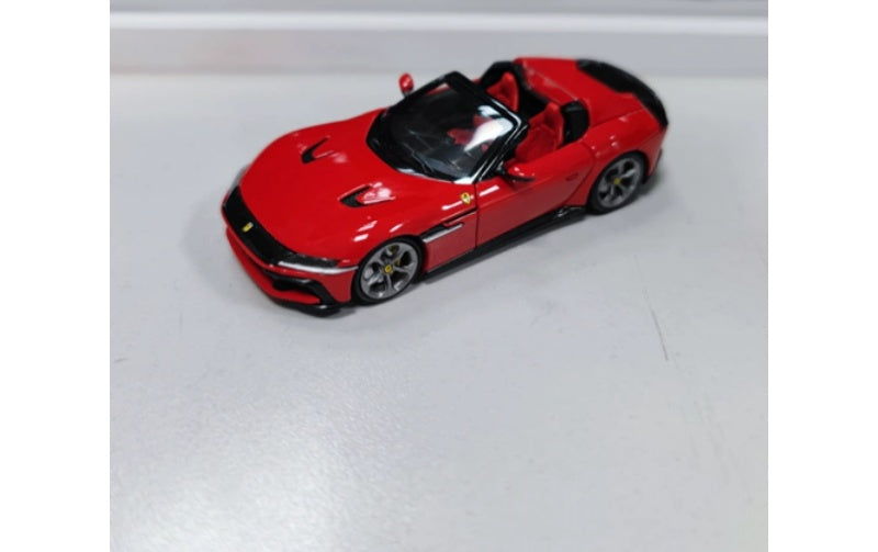 1:64 Ferrari 12 Cilindri Spider  Convertible standard red Phantom Knight  Limited Edition 999PCS ONLY DIECAST Model