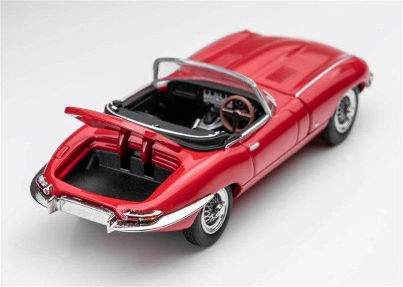GFCC 1961 Jaguar E-Type Roadster Convertible Red Limited Edition 499PCS ONLY RHD 1:64 car Pre-built Model view2