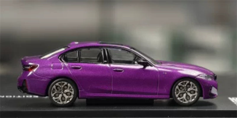 1:64 BMW 3 Series G20 Lightning Purple Almost Real 50 Years Edition DIECAST Civil Car Model