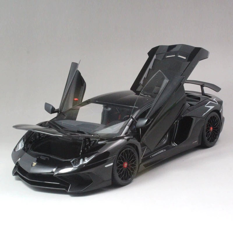 AUTOART Lamborghini Aventador LP750-4 SV Black 1/18 car Pre-a Model