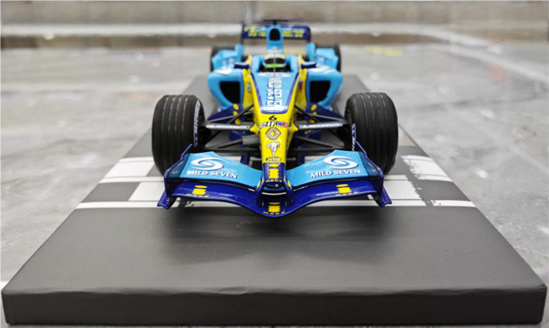 MINICHAMPS Renault R25 Fisichella Winner Australian GP 2005 #6 Limited Edition 102PCS ONLY Telefonica elf Hanjin Michelin Mild Seven 1:18 Car Pre-built Model view9