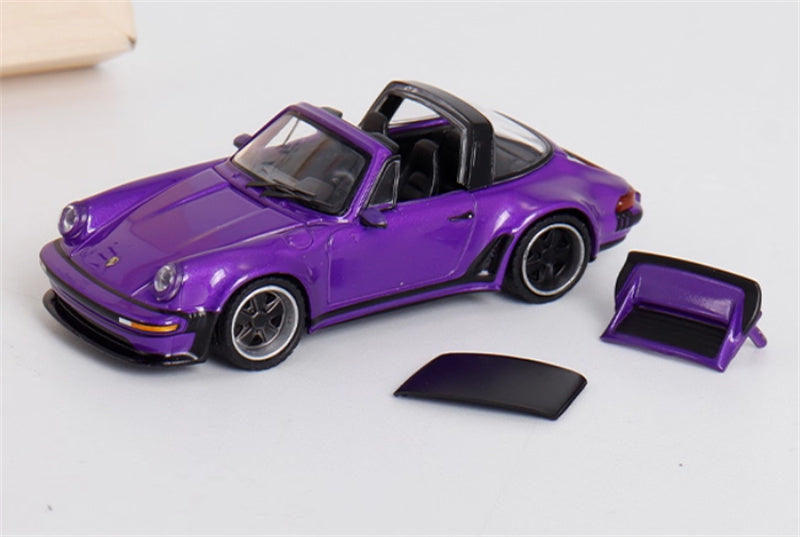 Rhino Model Porsche Singer Turbo Study 930 Purple 1:64 Car Pre-built Model view1