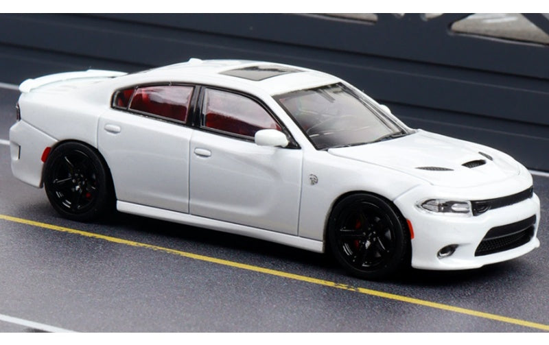 1:64 DODGE Charger SRT  White 7CM MODEL  Limited Edition 599PCS ONLY DIECAST Model