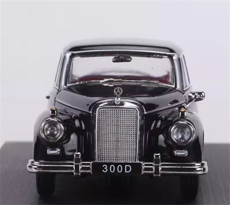 GFCC Mercedes Benz 300D 1959 classic car Black LHD 1:64 car Pre-built Model view6