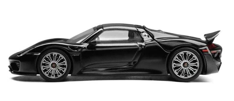 1:64 Porsche 918 Spyder Black Trends Hobby DIECAST Civil Car Model