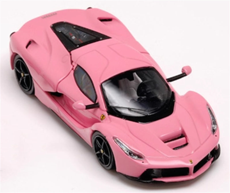 KING MODEL Ferrari LaFerrari F150 Supercar pink 1:64 Car Pre-built Model view5
