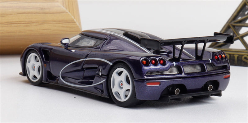 Autobots Models Koenigsegg CCGT Open Cover Edition Purple 1:64 Car Pre-built Model view3