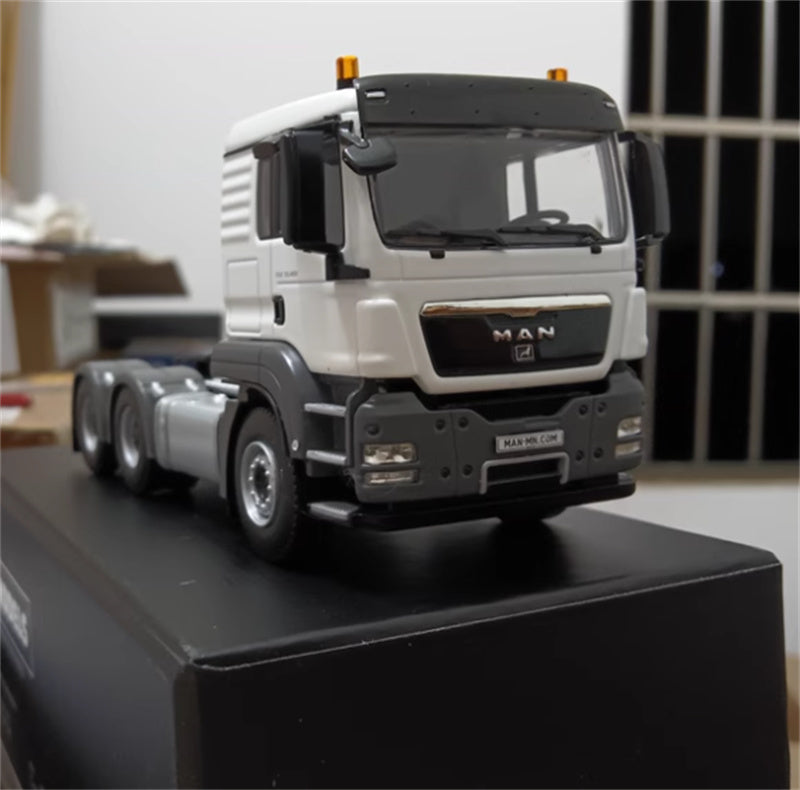 WSI MAN TGS L 6X4 White Line 1:50 Truck Pre-built Model