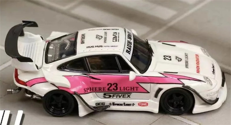1:64 Porsche 911 RWB 993 Pink Lightning Night SW DIECAST Limited Edition 499pcs ONLY Model