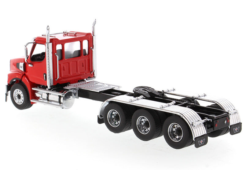 CATERPILLAR American Tractor Western Star 49X SB Tridem Day Cab in Viper Red - Cab Only 1/50 Truck Pre-built Model