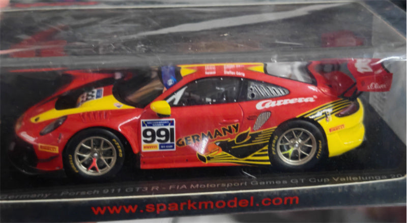 Spark Team Germany Porsch 911 GT3R - FIA Motorsport Games GT Cup Vallelunga S.GORIG - A.RENAUER 1:43 Car Pre-built Model view7