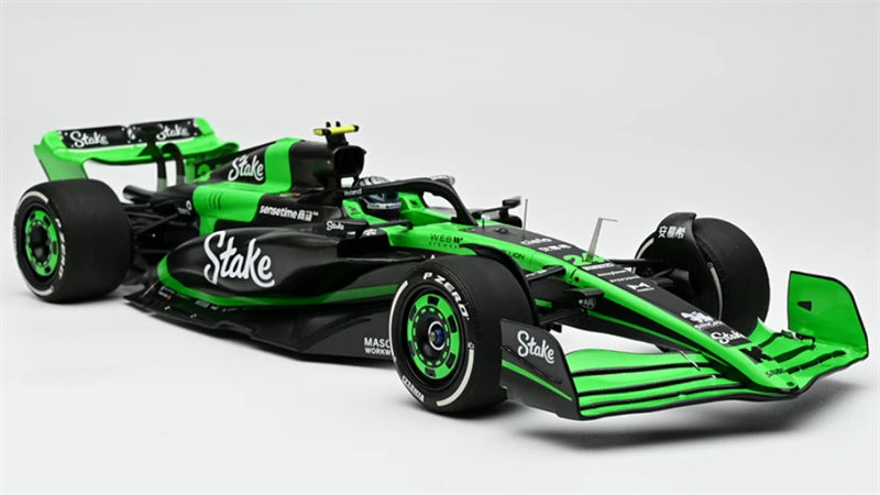 1:18 KICK  Sauber C44 #24 Zhou Guanyu China 2024 green MINICHAMPS  DIECAST Model