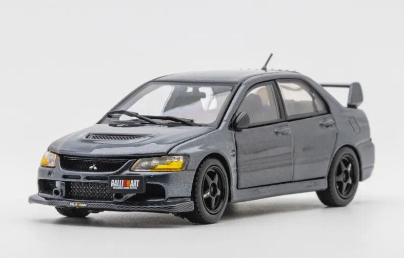 1:43 Mitsubishi Lancer Evolution IX EVO9 Rallyart GATHERJOY Diecast Model Grey