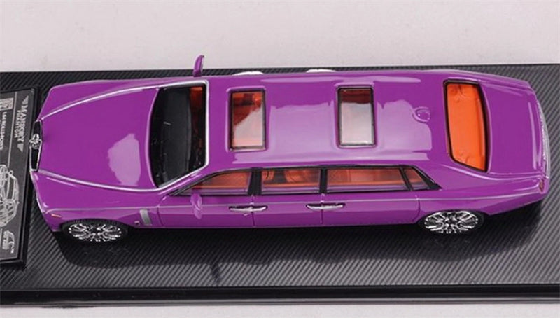 SC Art Rolls-Royce Phantom VII Purple Limited Edition 1:64 Car Pre-built Model