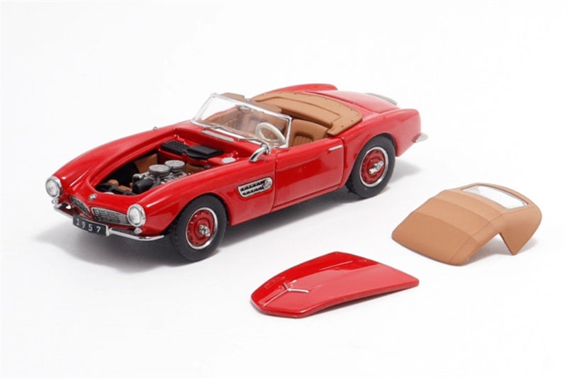 GFCC BMW 507 Roadster Retro Car 1957 Red Convertible Softtop 1:64 car Pre-built Model view4