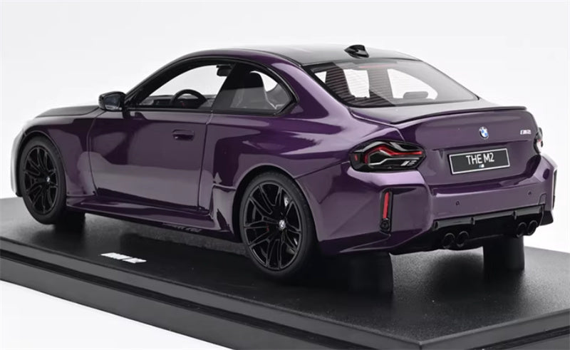 1:18 BMW M2 COUPE 2023 purple  GT SPIRIT Limited Edition Resin Car Model
