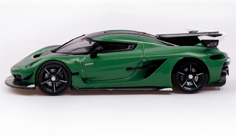 HKM & BSC Koenigsegg jesko supercar Green Limited Edition 1:64 Car Pre-built Model view3