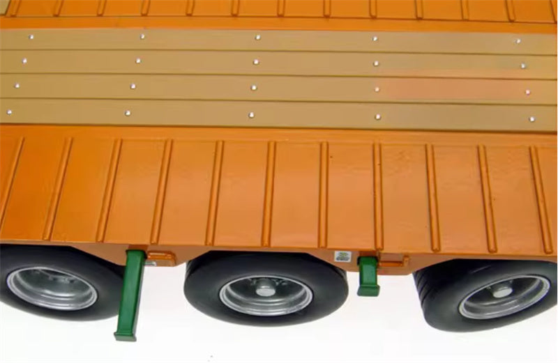 Universal Hobbies Dangreville PE 32 Flatbed trailer Orange 1:32 Truck Pre-built Model