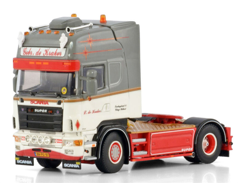 WSI SCANIA R4 TOPLINE 4X2 De Kraker 1:50 Truck Pre-built Model
