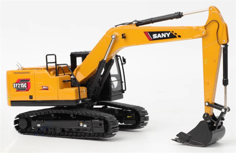 SANY SY215C-12 New Excavator Limited Edition Yellow 1:35 Truck Pre-built Model