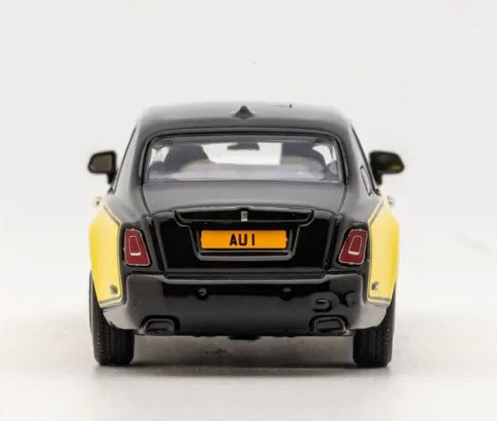 Banana 1:64 Rolls-Royce Phantom EWB Diecast Model HEC Limited Black & Yellow