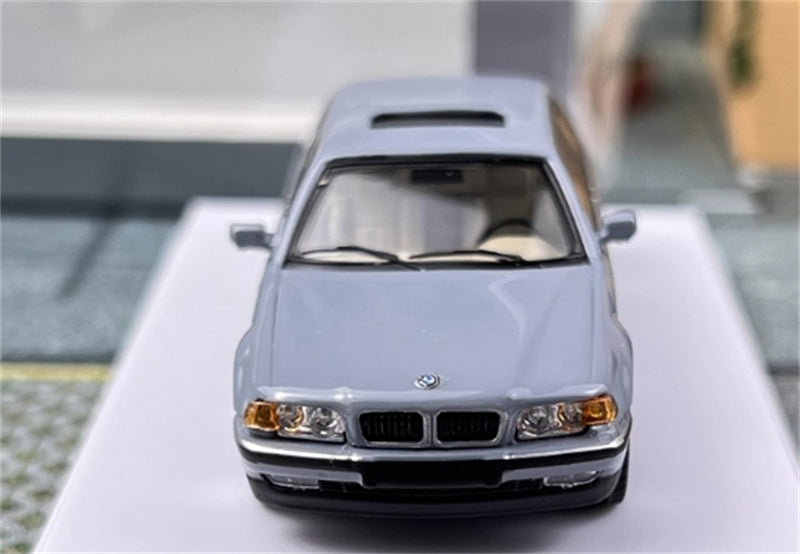 1:64 BMW E38 7 Series L7 98-01n Cement Grey DCM DIECAST Limited Edition 499pcs ONLY Model
