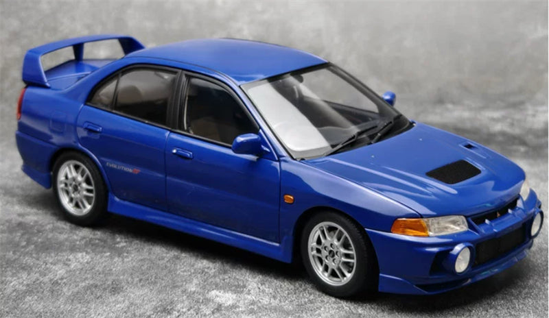 1:18 Mitsubishi Lancer Evolution IV  ice blue MOTORHELIX Limited Edition 499PCS ONLY DIECAST Model