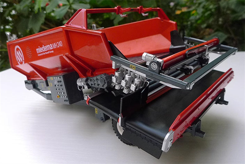 AT COLLECTIONS Dewulf Miedema MH 240 Potato Loading tractor trailer Red 1:32 Truck Accessories Pre-built Model
