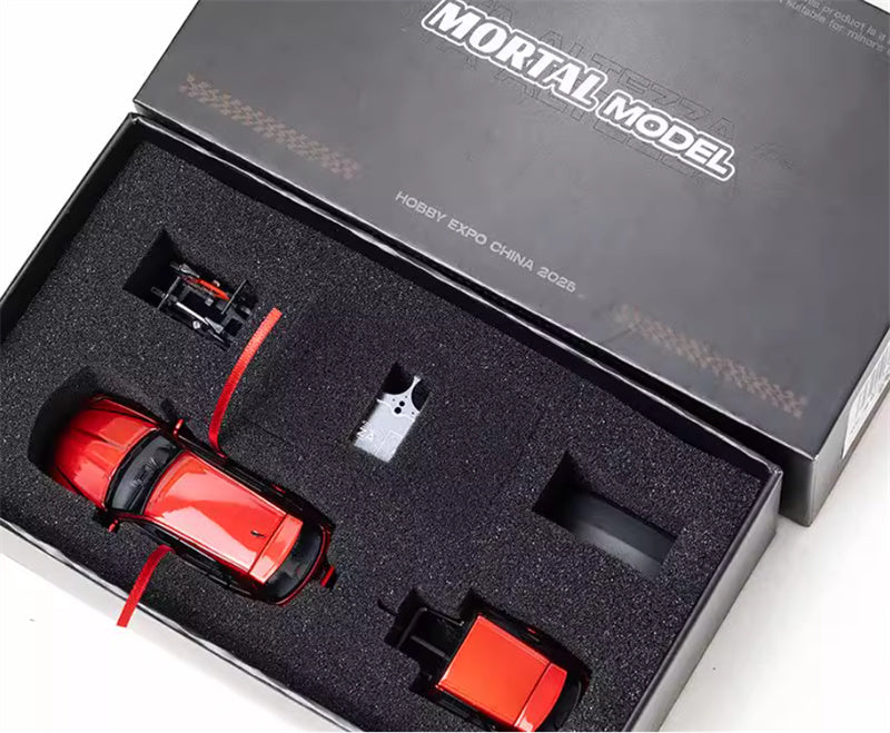 Mortal TOYOTA ALTEZZA GITA IS200 Exhibition HEC Limited Red - Set Limited Edition 1:64 Car Pre-built Model view5