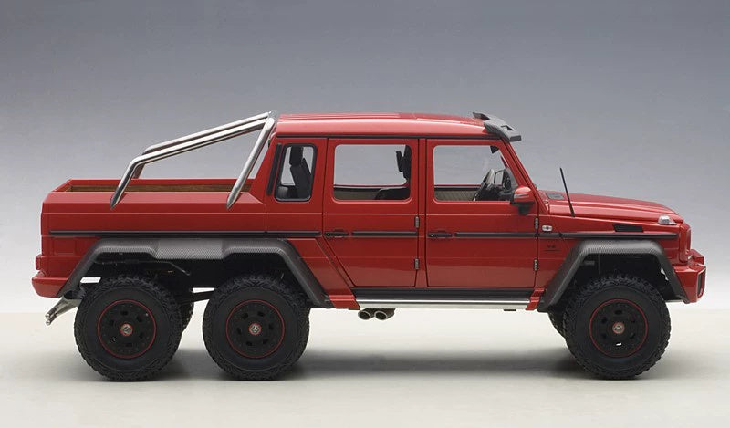 AUTOART MERCEDES BENZ G-CLASS G63 AMG 6X6 2013 Red 1/18 car Pre-a Model