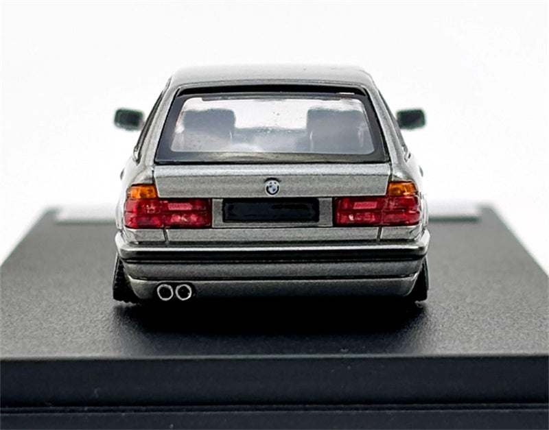 Mortal BMW E34 TOURING 5 Series wagon Grey Lowered Version Limited Edition 799PCS ONLY 1:64 Car Pre-built Model view7