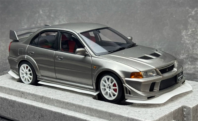 1:18 Mitsubishi Lancer Evolution VI (6.5) GSR T.M.E  Satellite Silver MOTORHELIX Limited Edition 499PCS ONLY DIECAST Model