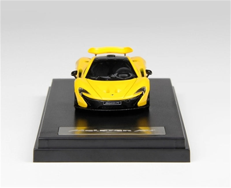 LCD-MODELS McLaren P1 Yellow Super Car 1:64 car Pre-built Model view8