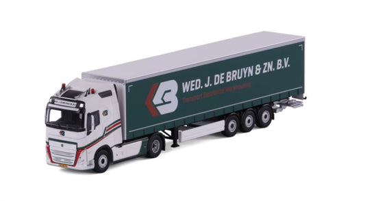 CAVALLINO VOLVO container truck WED.J.DE BRUYN ZN 1:50 Truck Pre-built Model