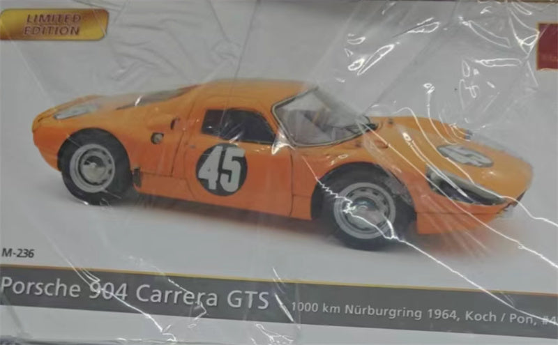 CMC Porsche 904 Carrera GTS 1.000 Km Nurburgring 1964 Koch/ Pon #45 orange Limited Edition 1500PCS ONLY 1:18 Car Pre-built Model view9