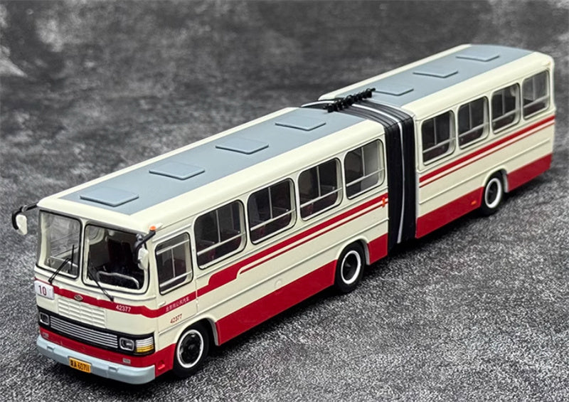 Beijing Public Transport Jinghua BK663 10 Route Articulated Bus 1:64 Bus Pre-built Model view3