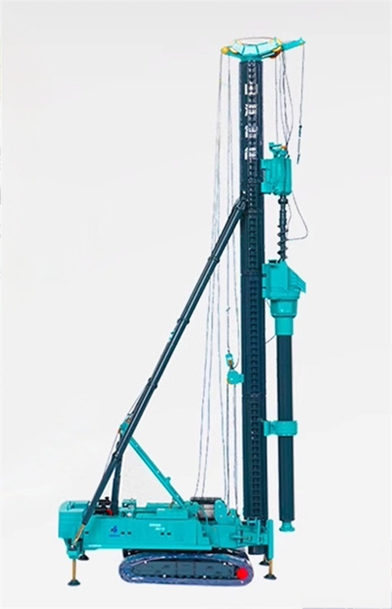 SUNWARD SWSD3618 Dual Power Head Drilling Machine Blue 1:40 Truck Pre-built Model