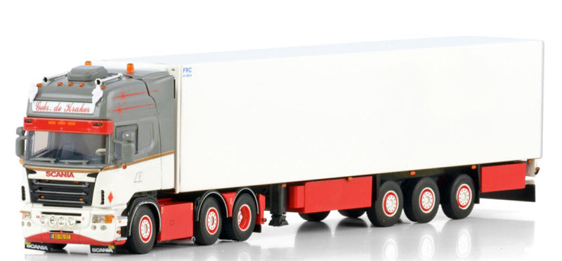 WSI SCANIA R5 6X2 TWIN STEER REEFER De Kraker 1:50 Model