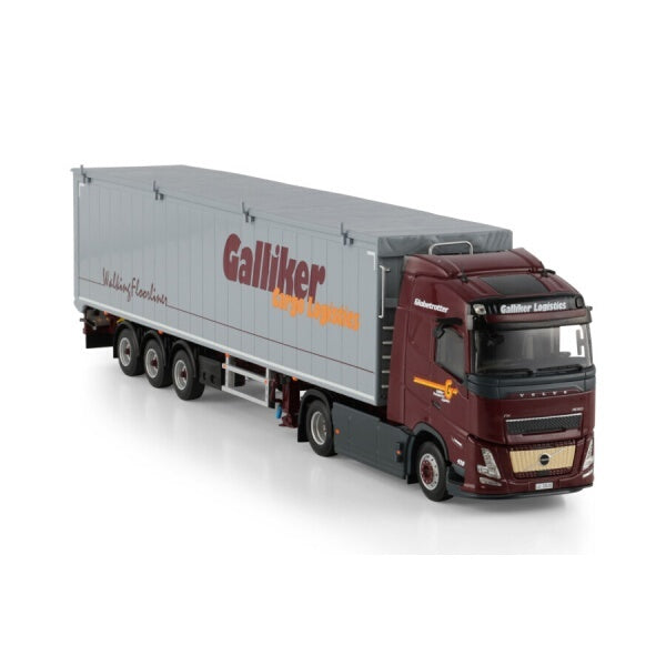 1:50 VOLVO GALLIKER FH 4X2 VOLUME TRAILER 3 AXLE WSI   Diecast Model