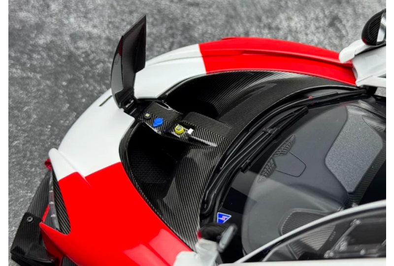 1:18 McLaren Senna GTR #12  red and white LCD MODELS   DIECAST Model
