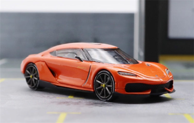 HKM Premium Koenigsegg Gemera Orange 1:64 Car Pre-built Model view3