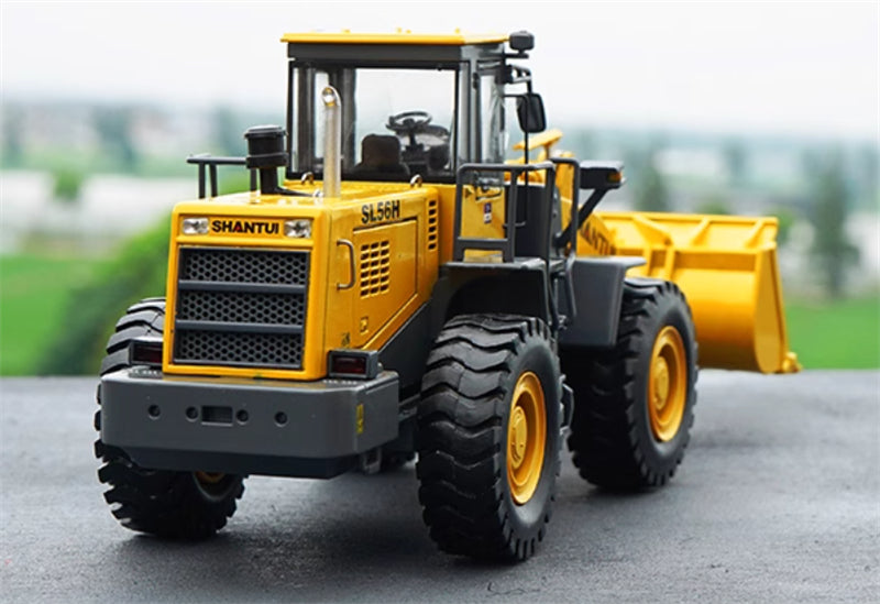 SHANTUI SL56H pure electric wheeled Loader new energy yellow 1:35 Truck Pre-built Model