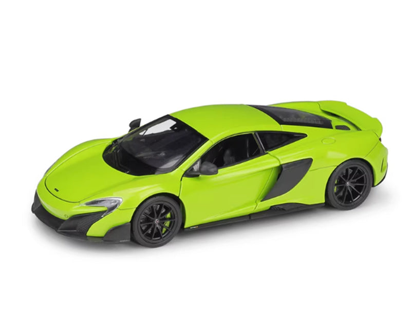 1:24 Mclaren 675LT supercar  Green  WELLY  DIECAST Car Model