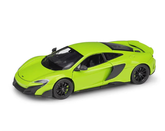 1:24 Mclaren 675LT supercar  Green  WELLY  DIECAST Car Model