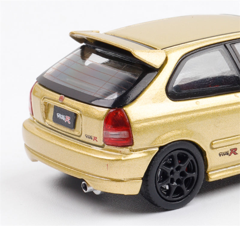 Focal Horizon Honda Civic EK9 Type-R 1st Generation Gold Limited Edition 999PCS ONLY 1:64 Car Pre-built Model view6