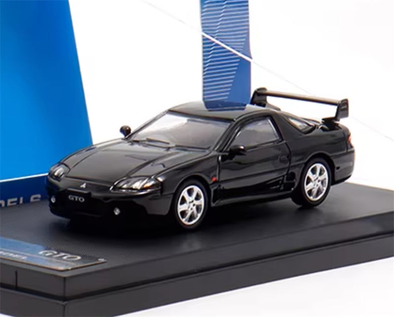 GAGHI MODELS Mitsubishi 3000GT GTO 1998 Black 1:64 Car Pre-built Model