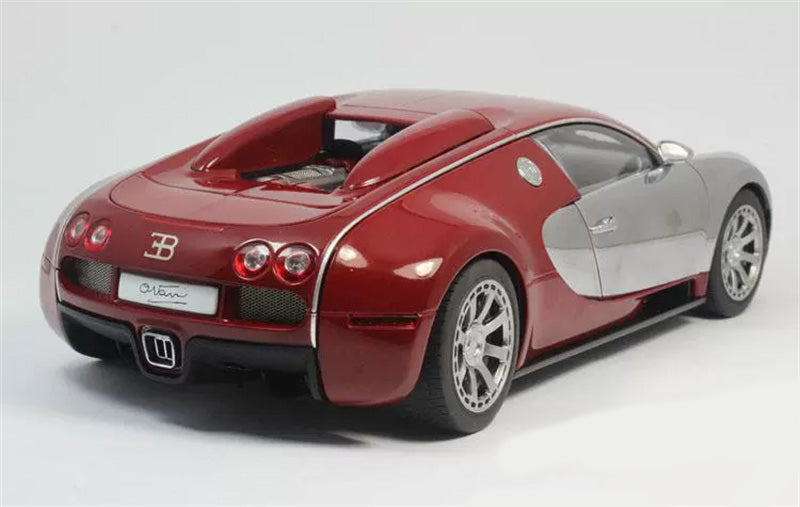 AUTOART Bugatti Veyron Ledition Centenaire Racing Red Silver Plated 1/18 DIECAST car