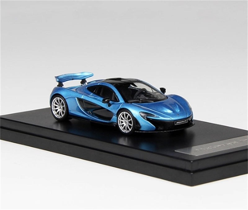 LCD-MODELS McLaren P1 Ice Blue Super Car 1:64 car Pre-built Model view8