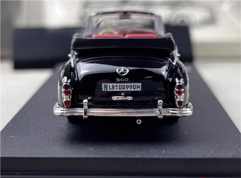 SEEKER Mercedes Benz 300D Adenauer W189 1959 convertible Soft top Black 1:64 Car Pre-built Model view9